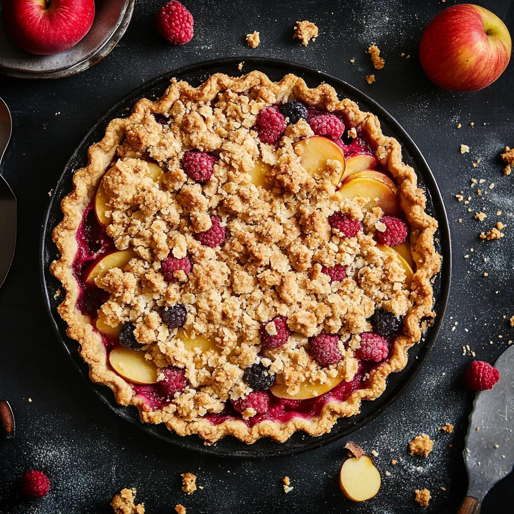 The Ultimate Apple and Berry Crumble Pie Recipe