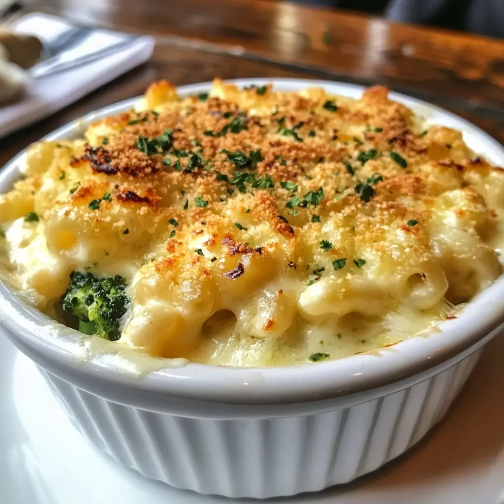 Baked Broccoli Macaroni and Cheese