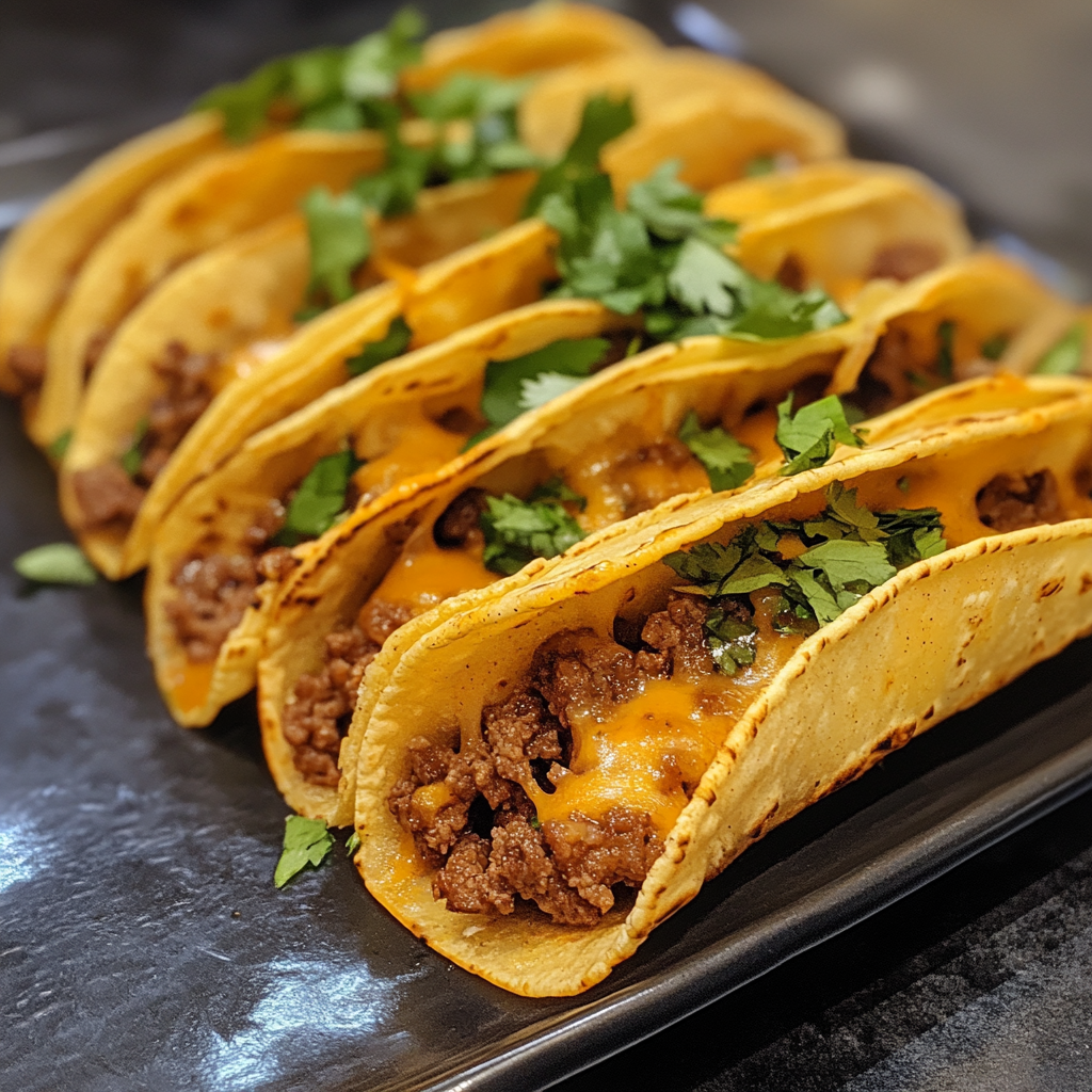 Beef and Cheese Mini Tacos