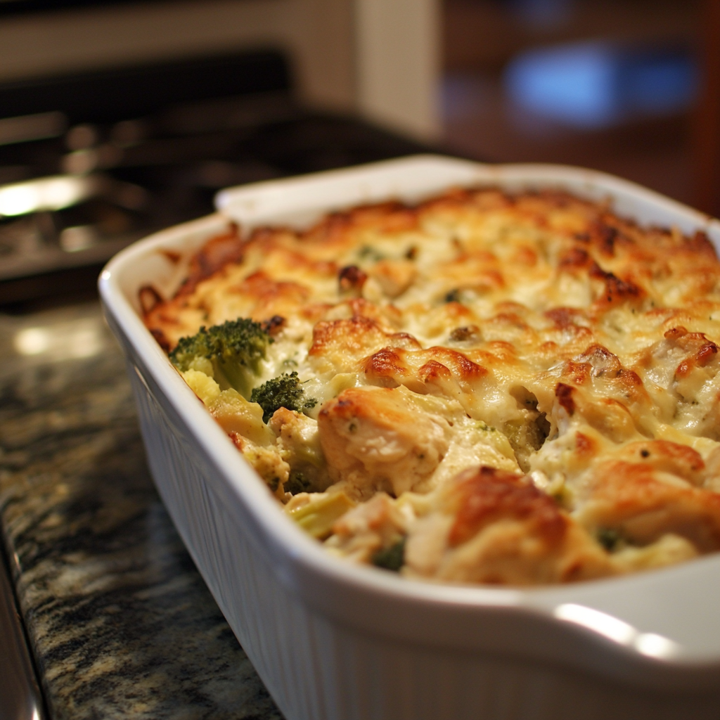 Broccoli Chicken Cauliflower Casserole