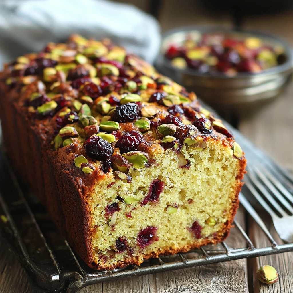 Cranberry and Pistachio Bread