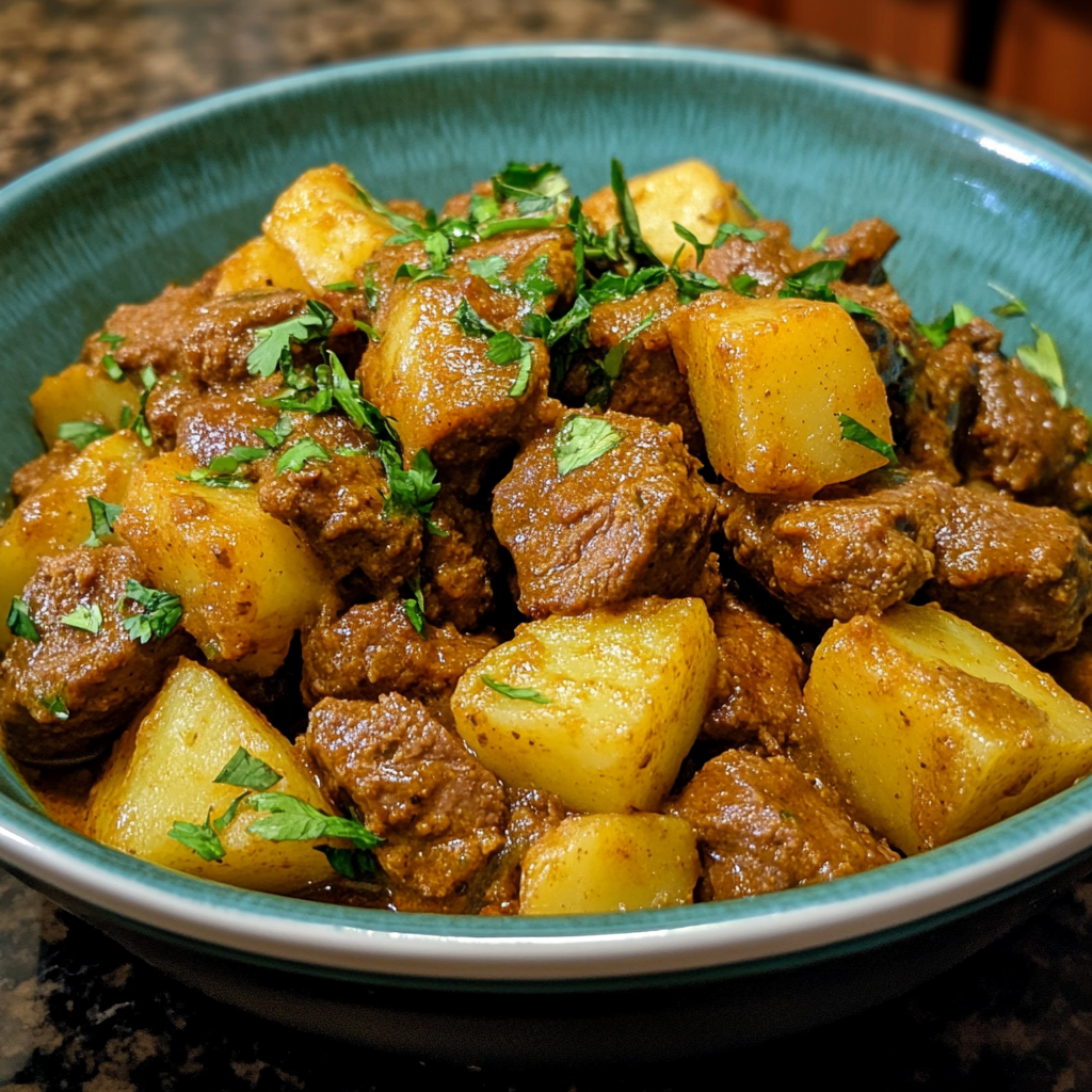 Curried Beef and Potatoes