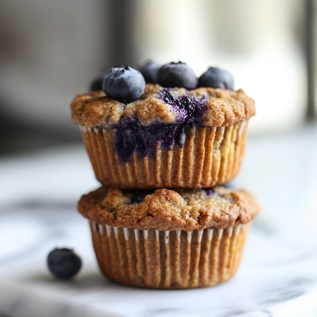  Banana Blueberry Almond Flour Muffins