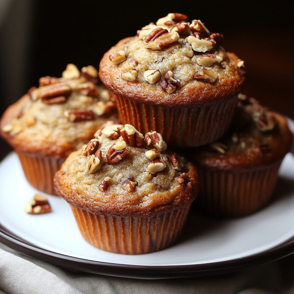 Banana Pecan Muffins