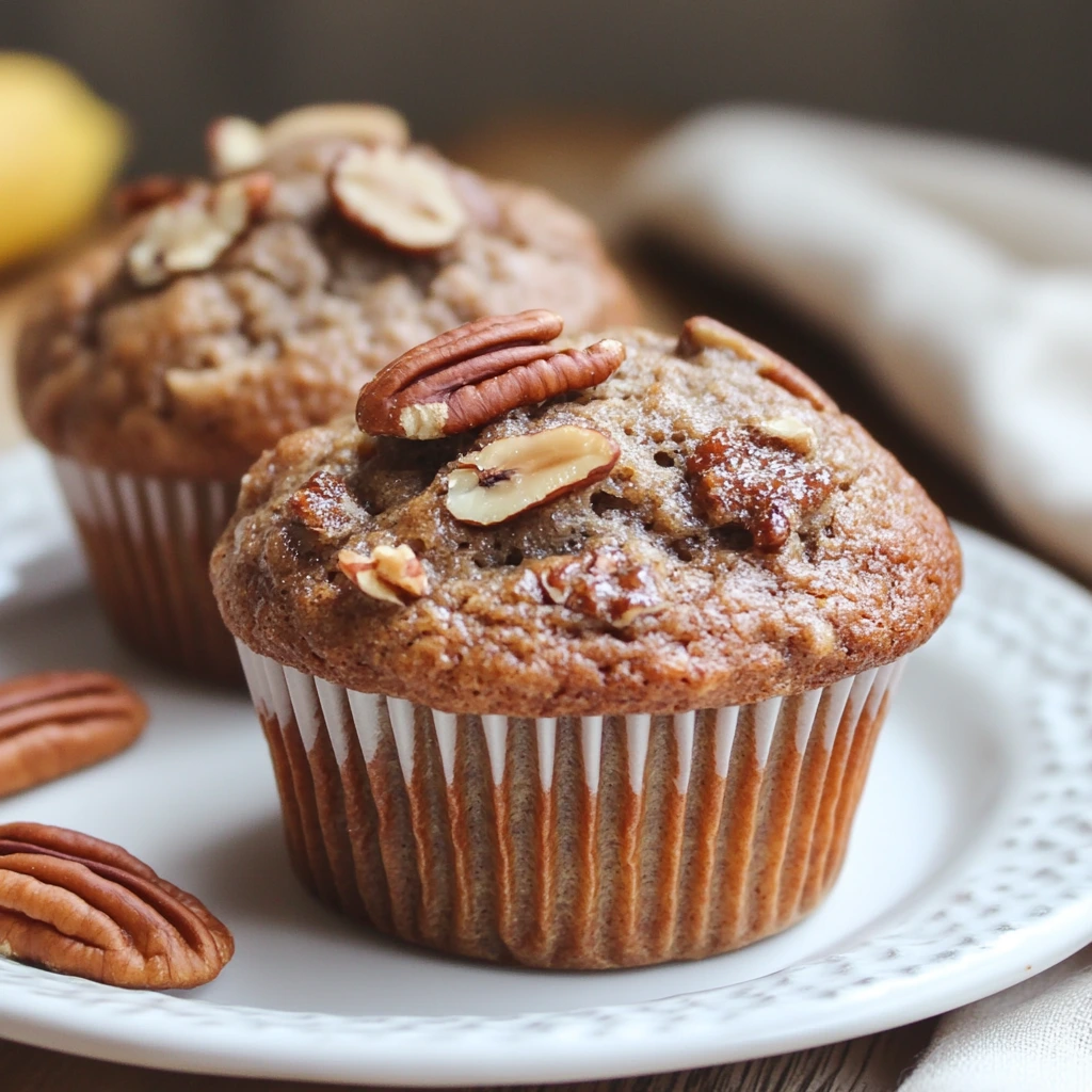 Banana Pecan Muffins