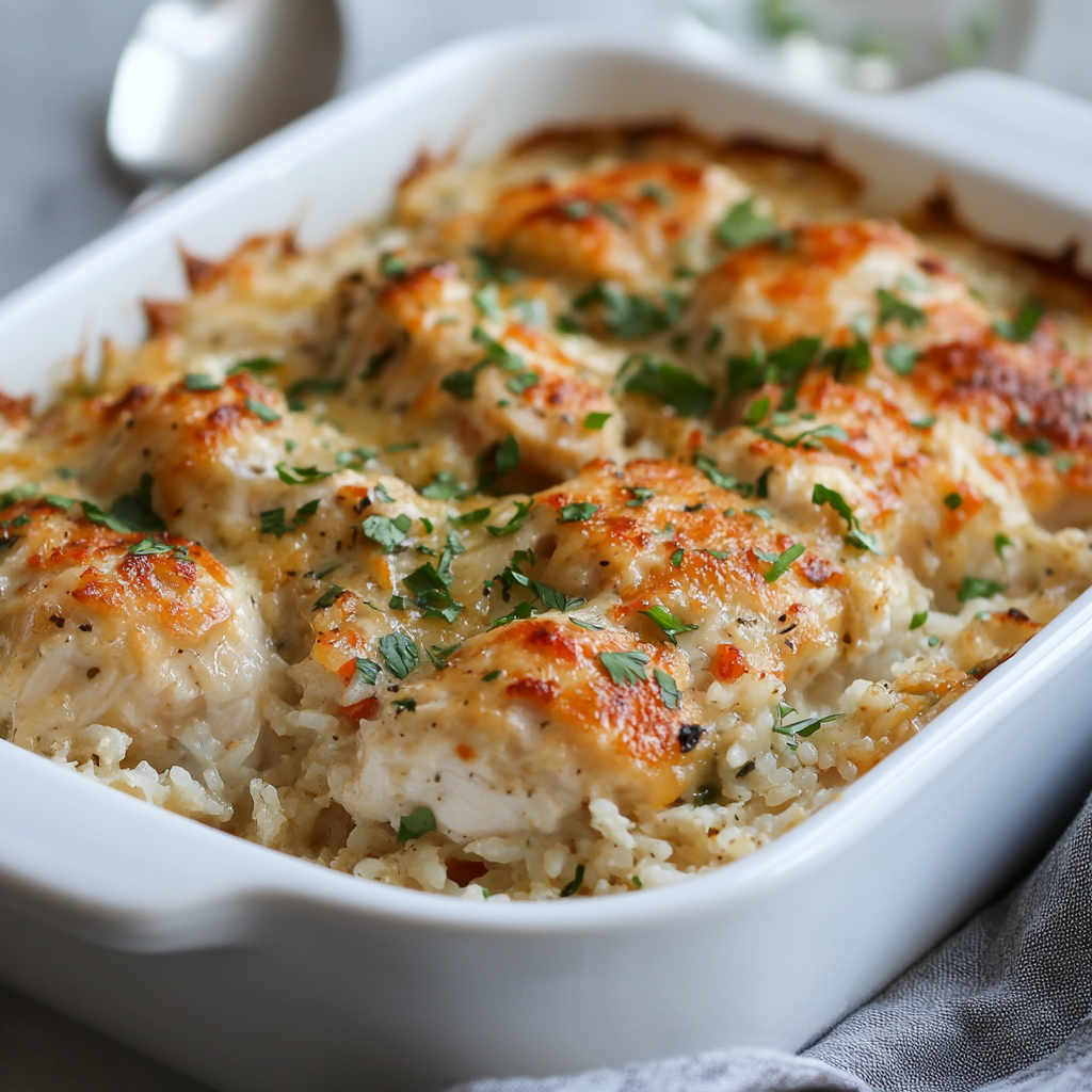 Chicken and Coconut Rice Casserole