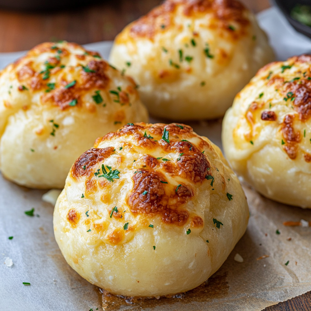 Garlic Butter Cheese Bombs