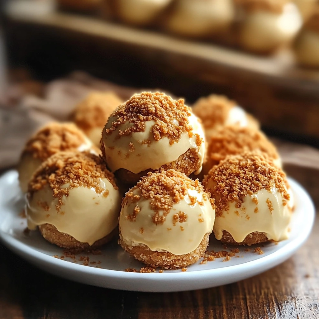 no-bake pumpkin cheesecake balls
