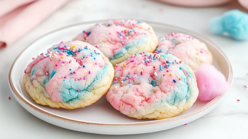 Cotton Candy Cookies