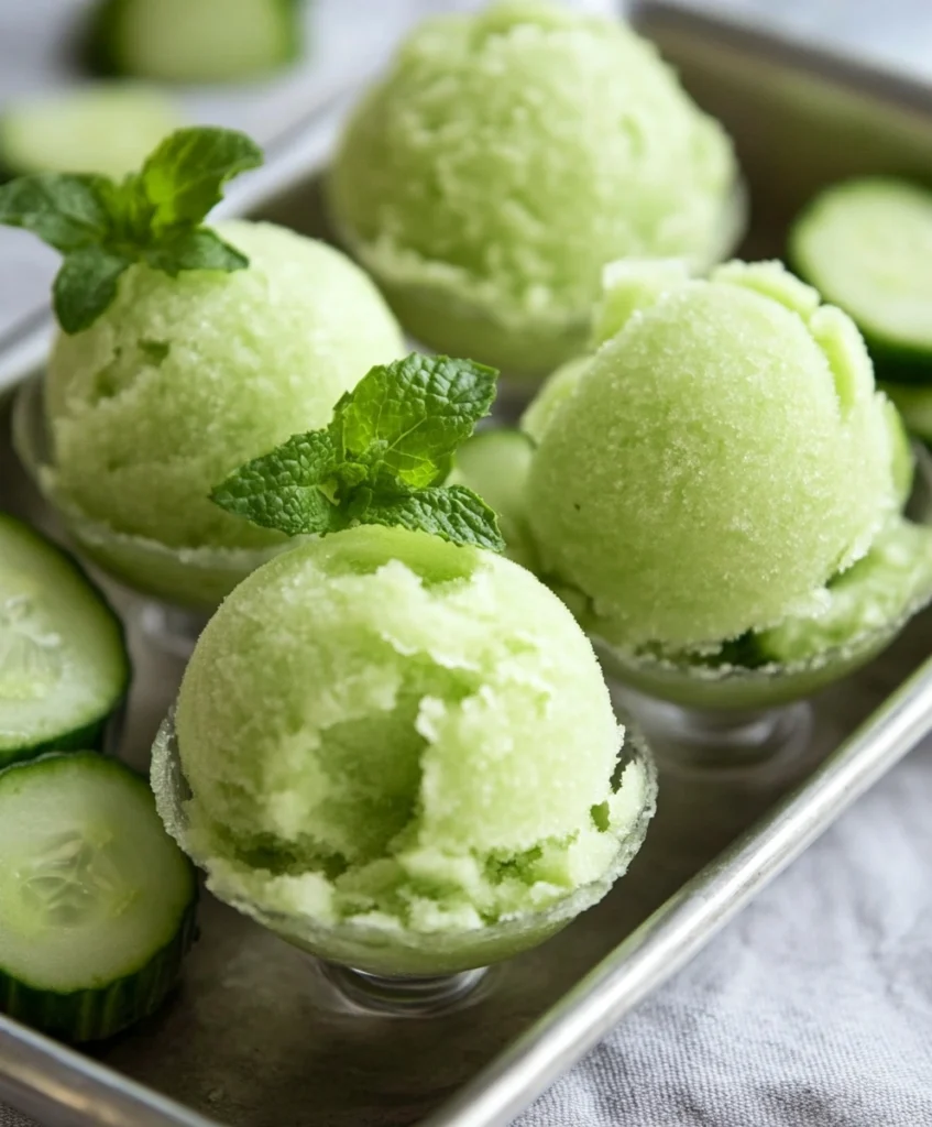 Cucumber Sorbet