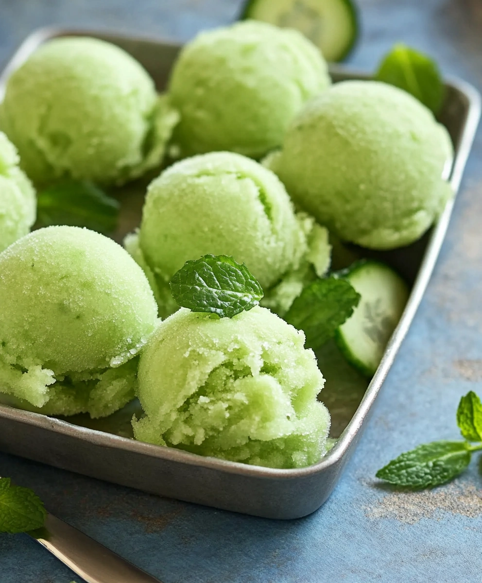 Cucumber Sorbet