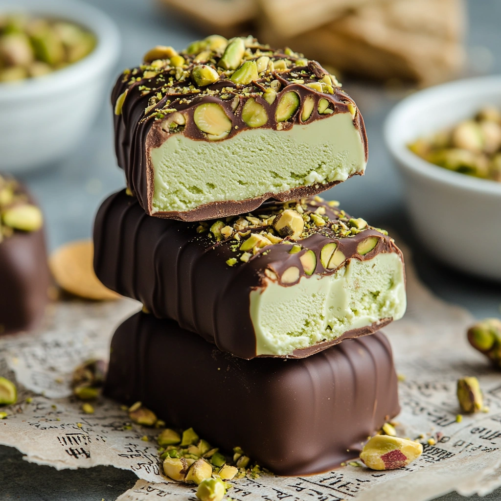 Dubai Pistachio Ice Cream Bars