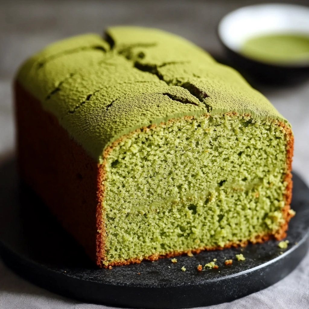 Japanese Matcha Pound Cake