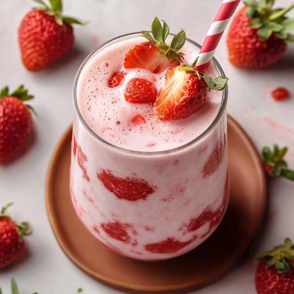 Korean Strawberry Milk