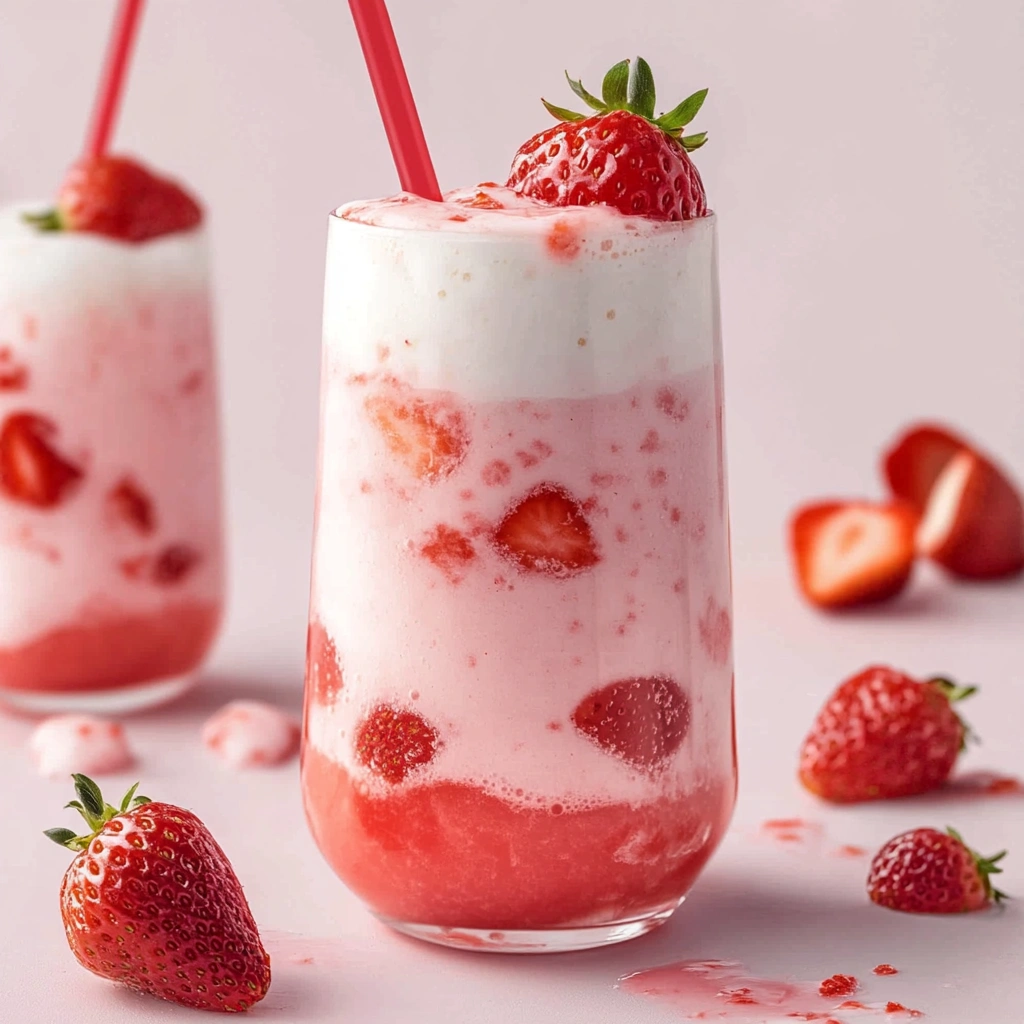 Korean Strawberry Milk