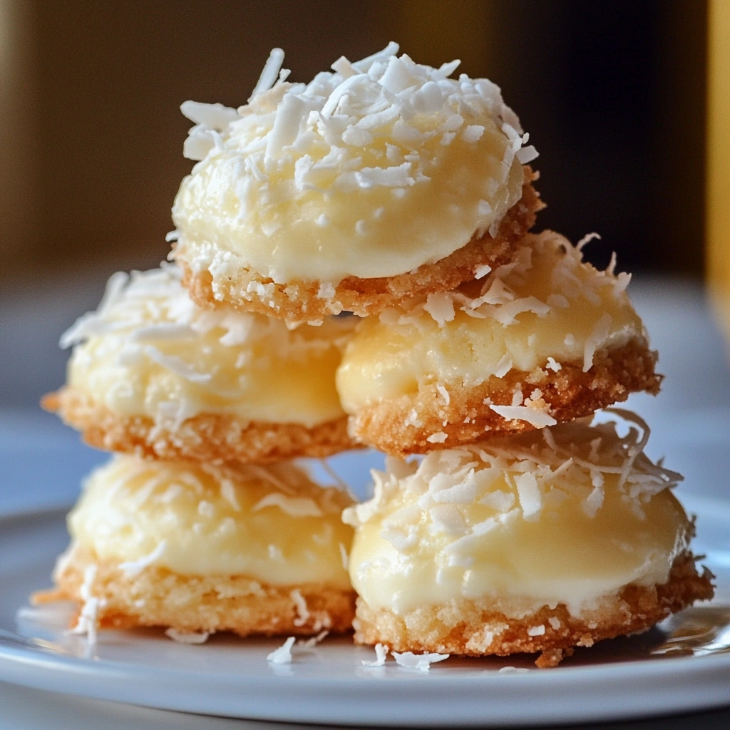 Lemon Coconut Cheesecake Cookies