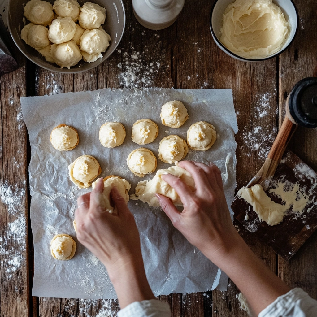 Lemon Coconut Cheesecake Cookies