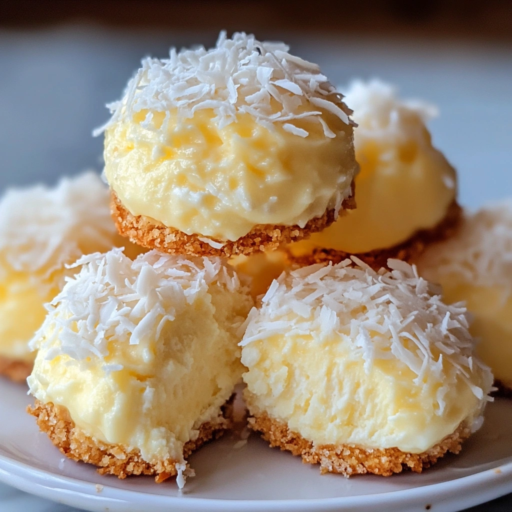 Lemon Coconut Cheesecake Cookies