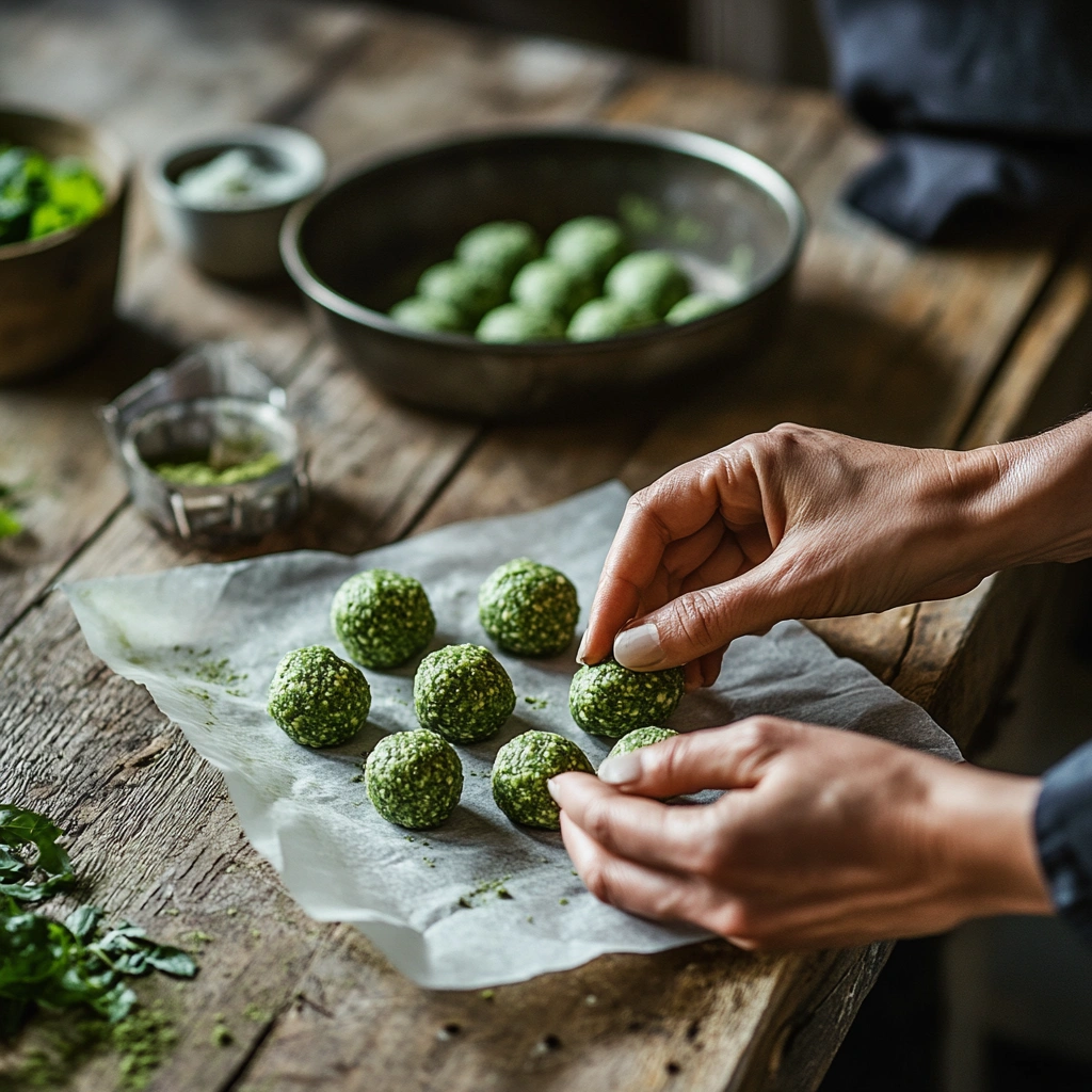 Mint Chocolate Chip Protein Balls