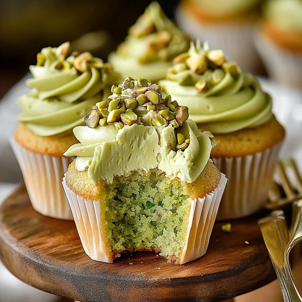 Pistachio Cupcakes