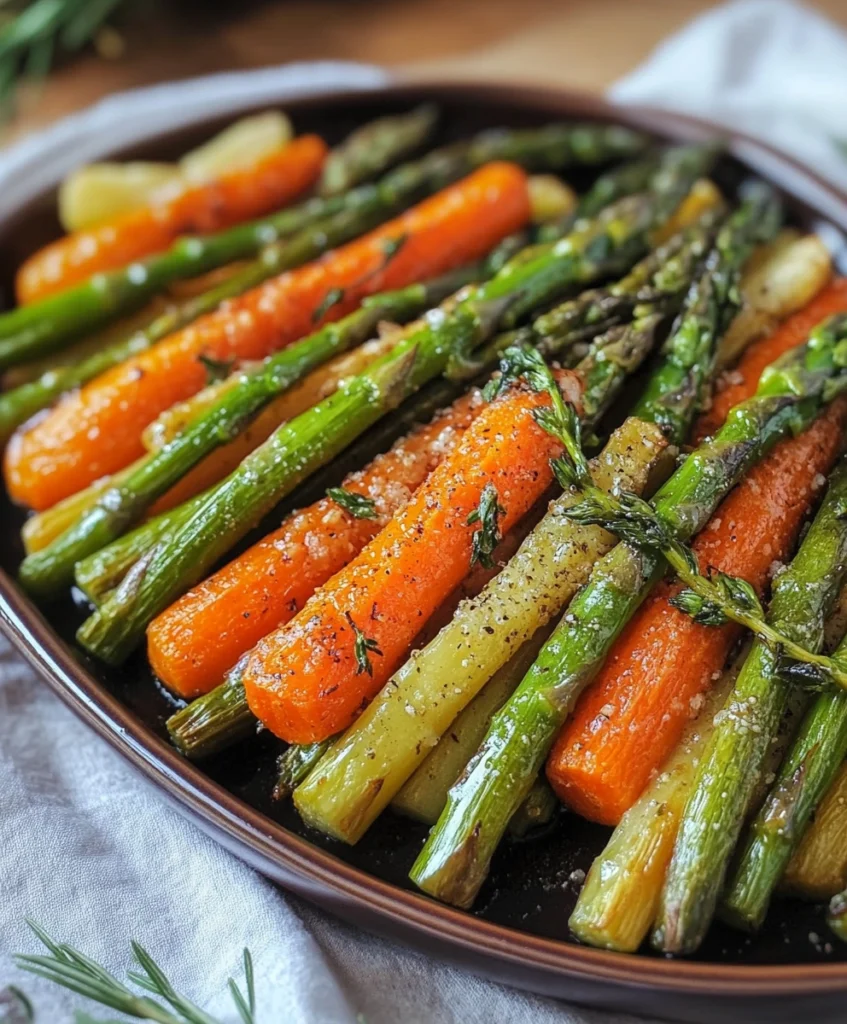 Roasted Asparagus & Carrots