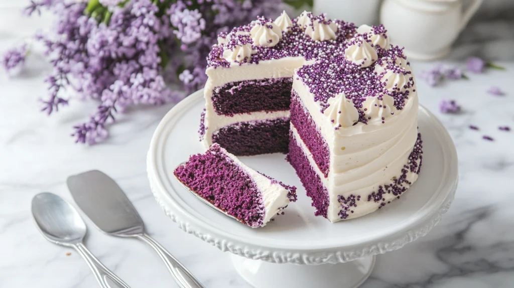 Royal Purple Velvet Cake