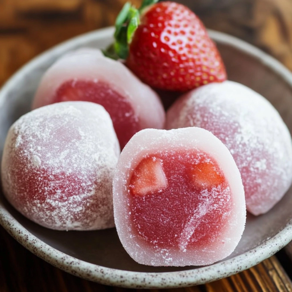 Strawberry Mochi