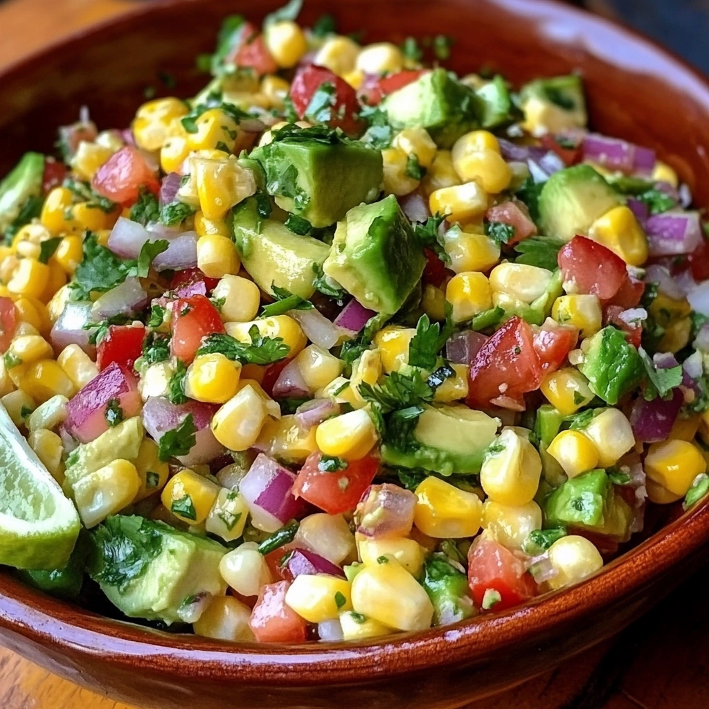 Summer Corn Salad with Avocado