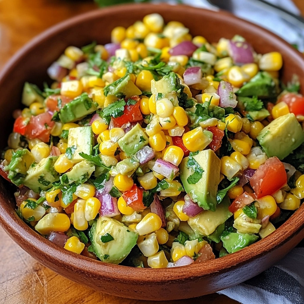Summer Corn Salad with Avocado