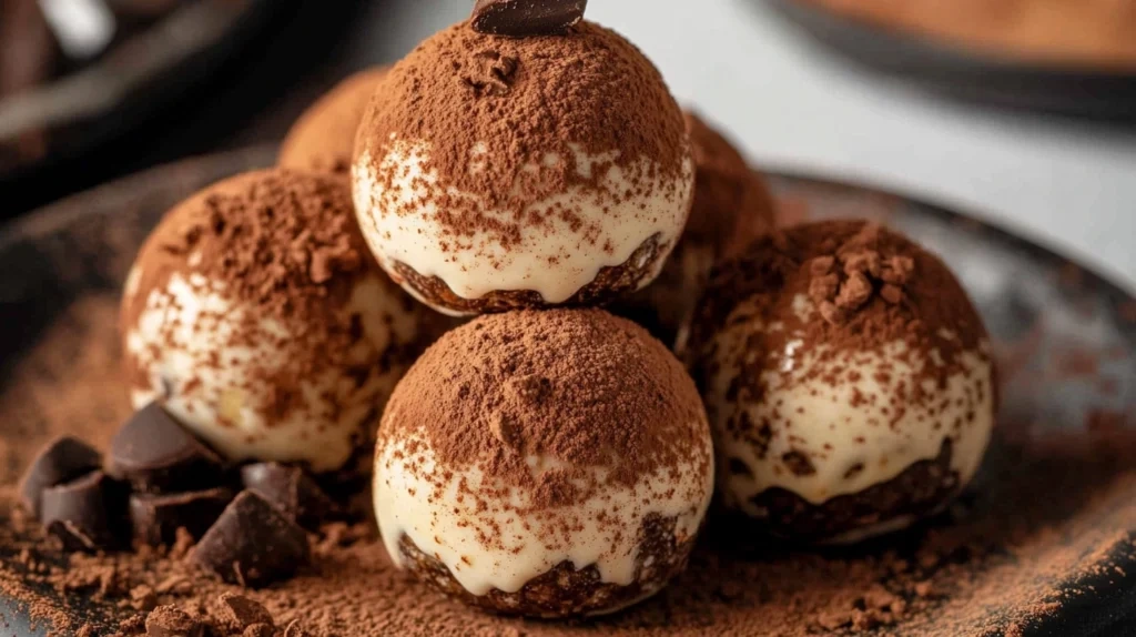 Tiramisu Truffle Balls