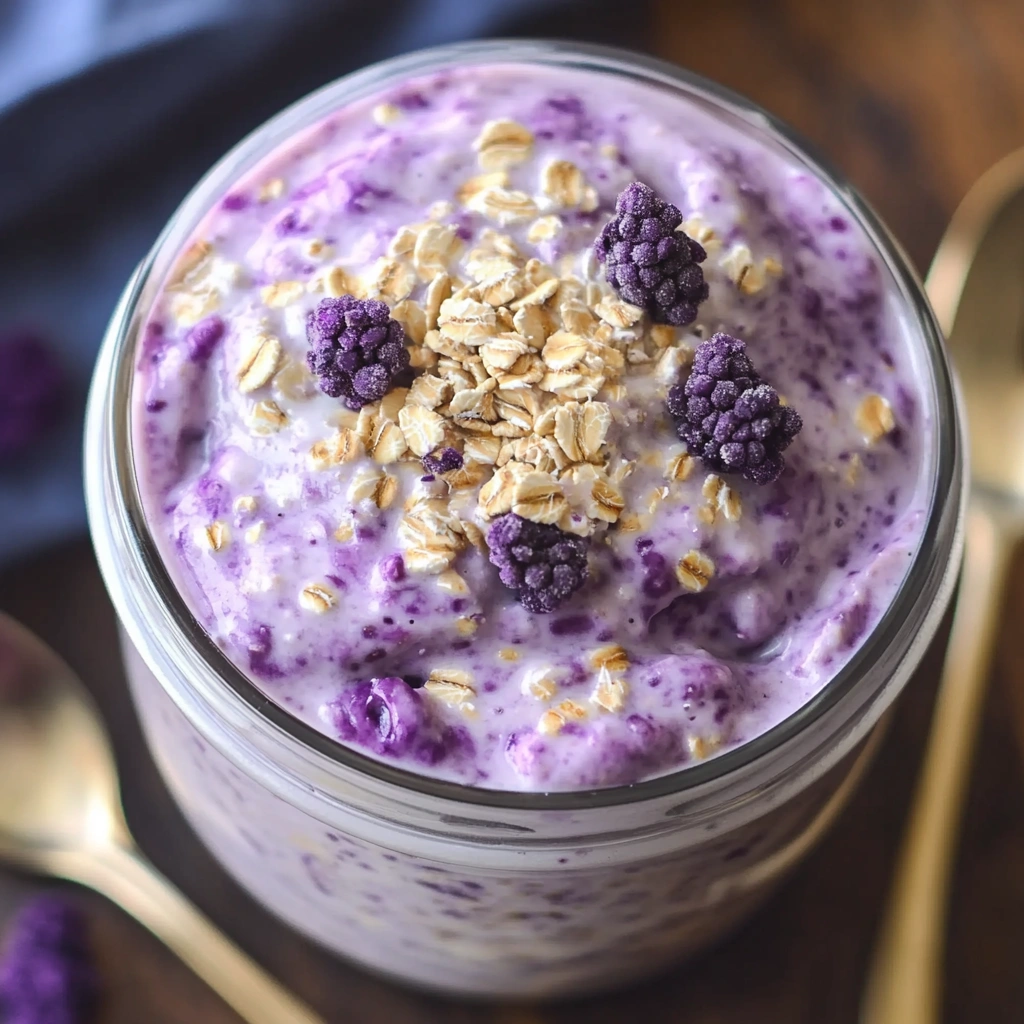 UBE Overnight Oats