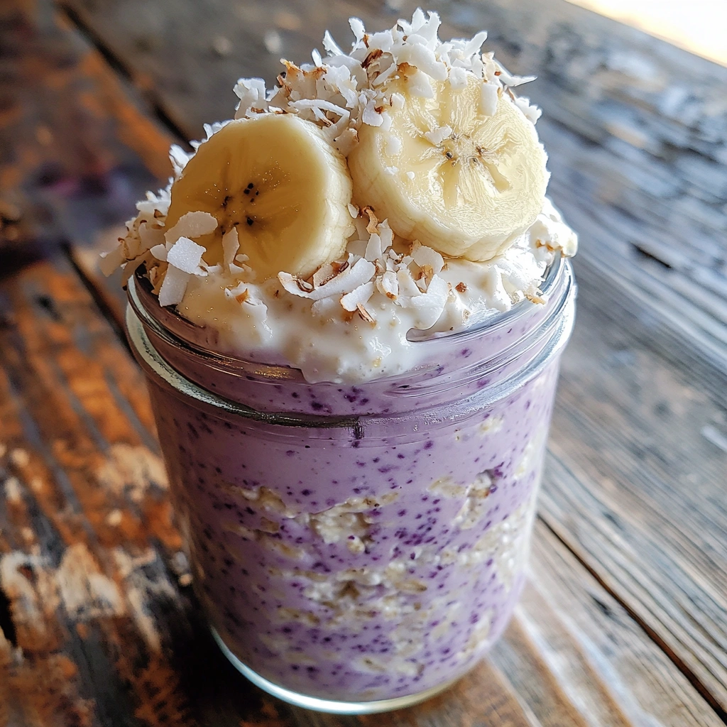UBE Overnight Oats