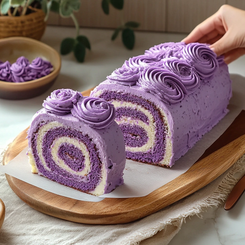 Ube Roll Cake