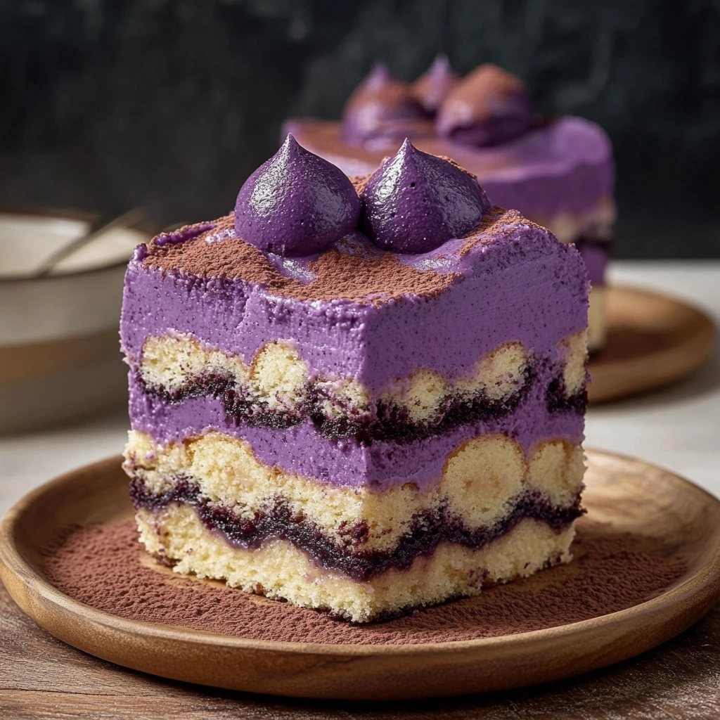 Ube tiramisu