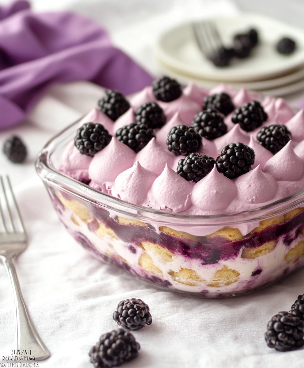 Blackberry Tiramisu