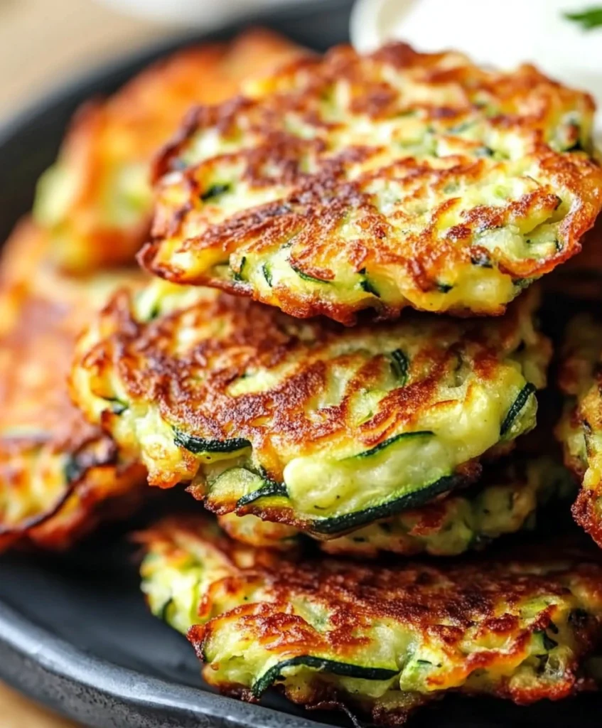 Crispy Zucchini Fritters