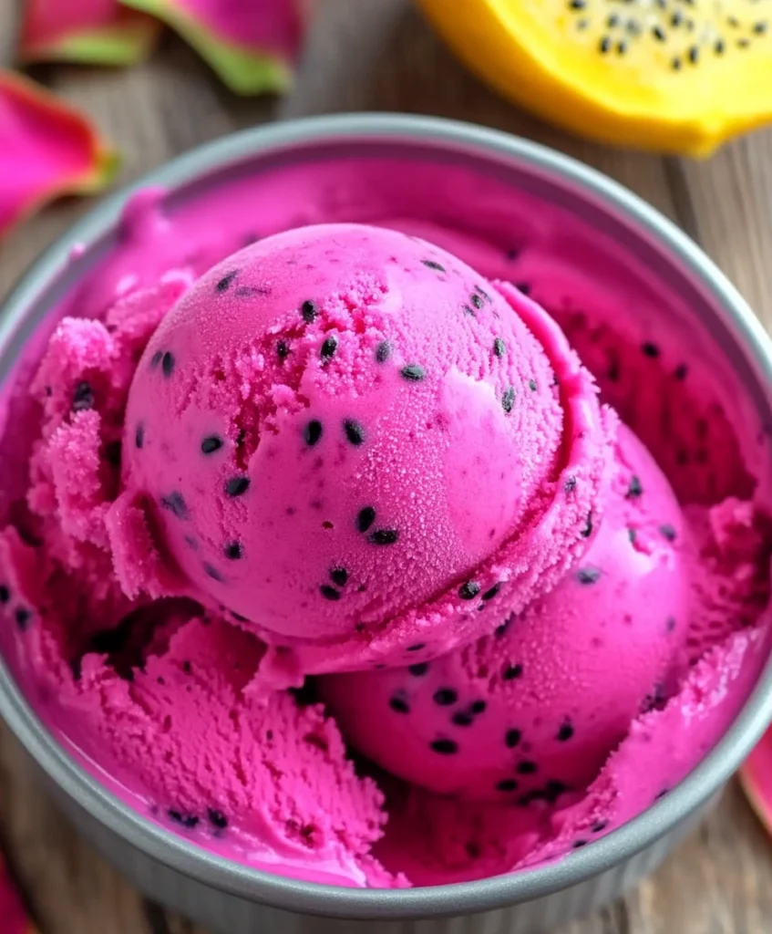 Dragon Fruit Ice Cream