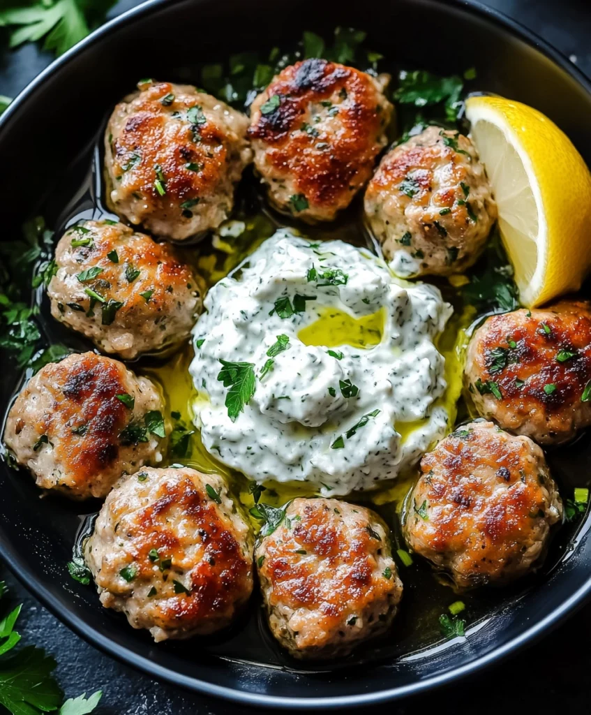 Greek Turkey Meatballs
