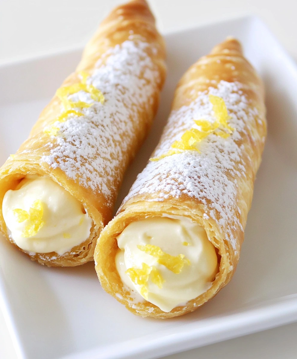 Lemon Meringue Pie Cannoli
