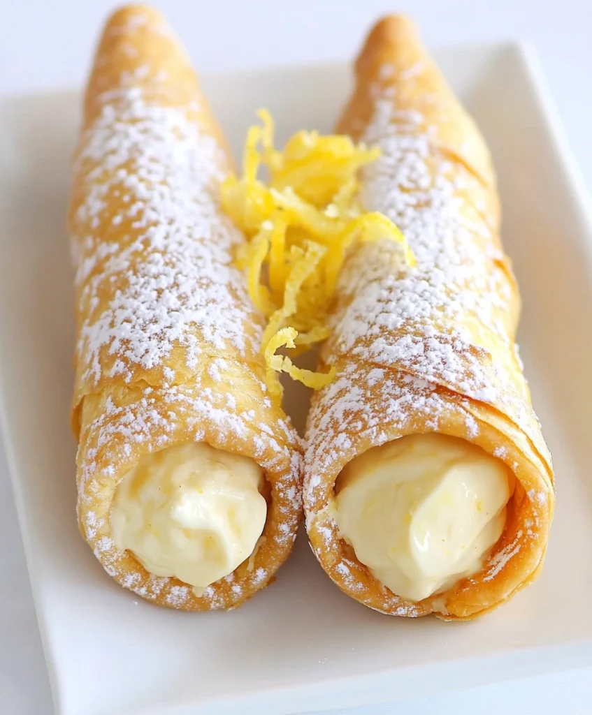 Lemon Meringue Pie Cannoli