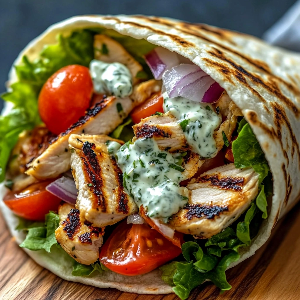 Mediterranean Chicken Gyros