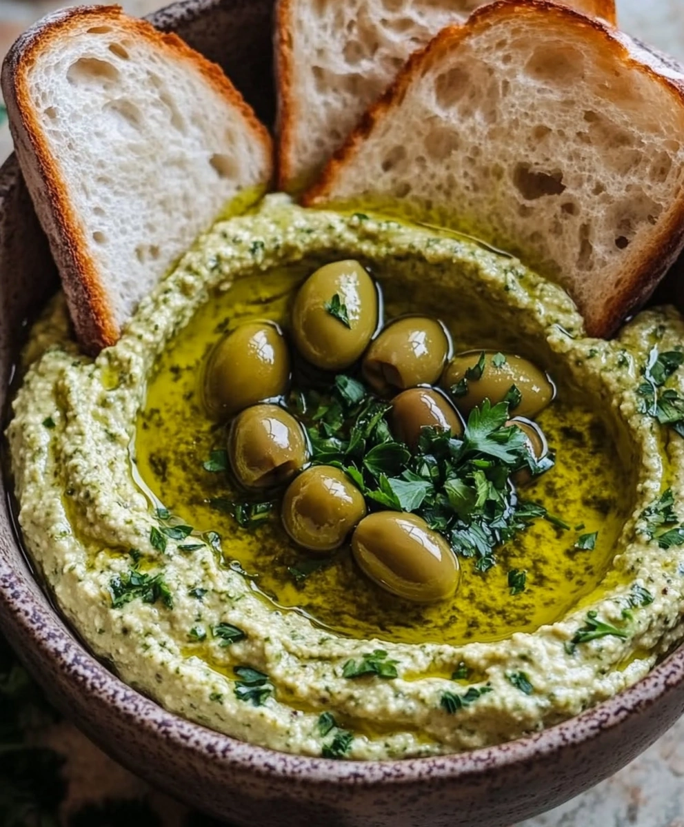 Mediterranean Green Olive Dip