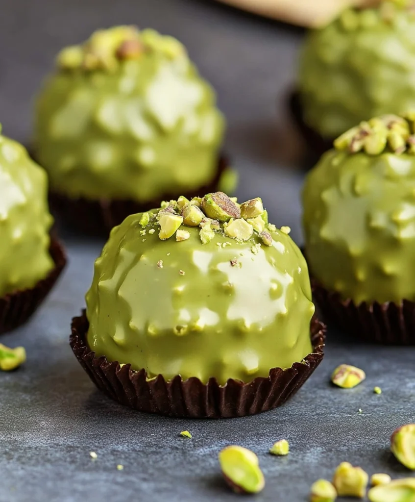 Pistachio Ferrero Rocher Brownies