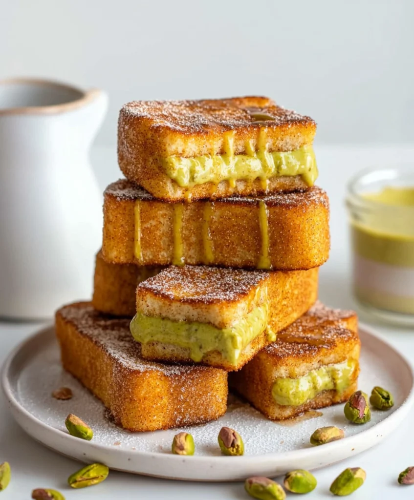 Pistachio French Toast Sticks