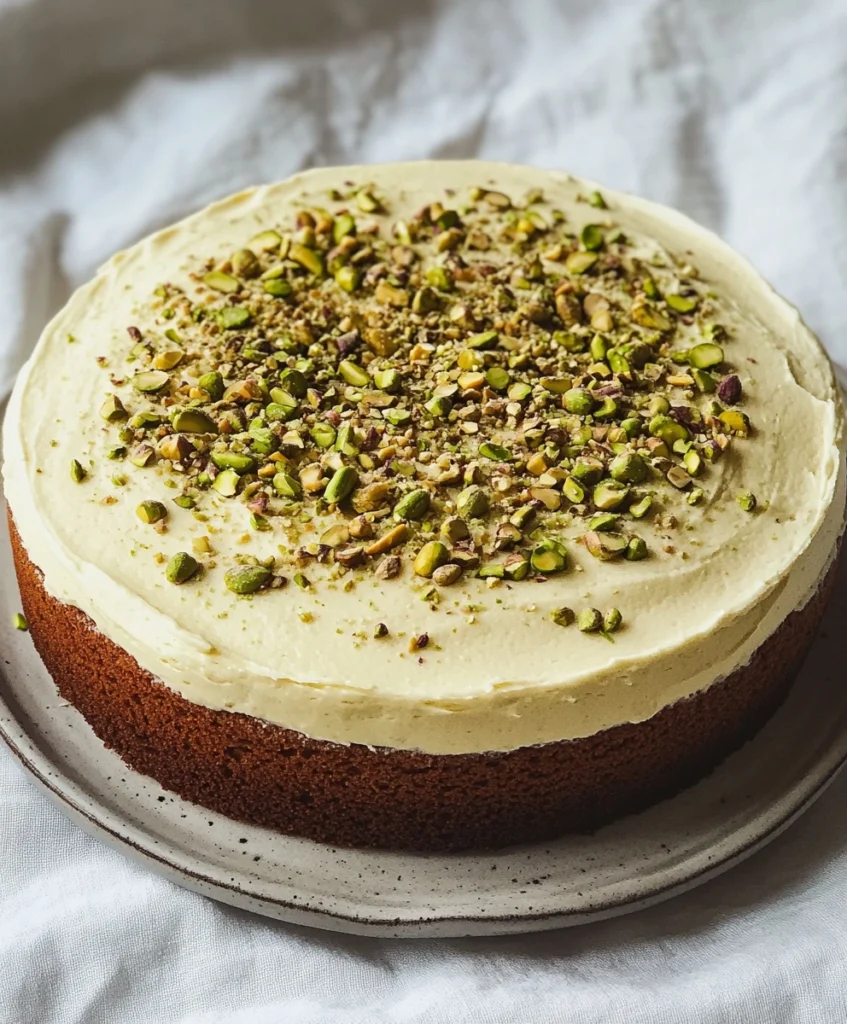 Pistachio, Orange & Ricotta Cake
