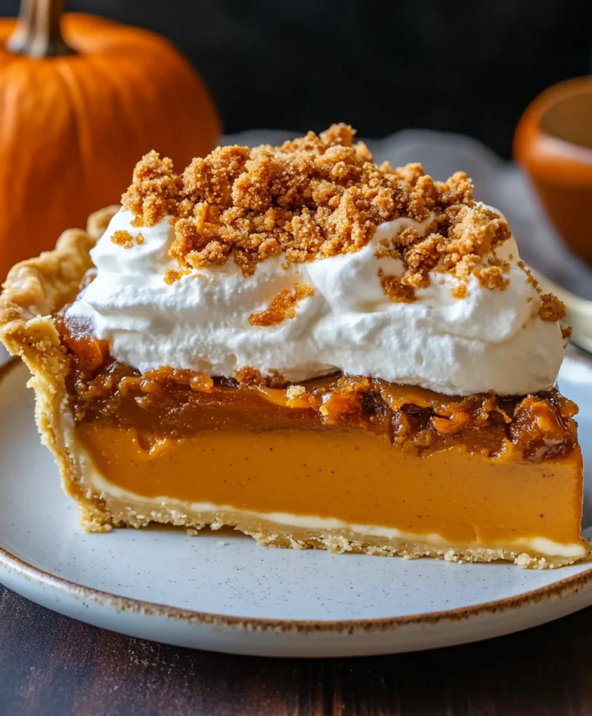 Pumpkin Caramel Pie