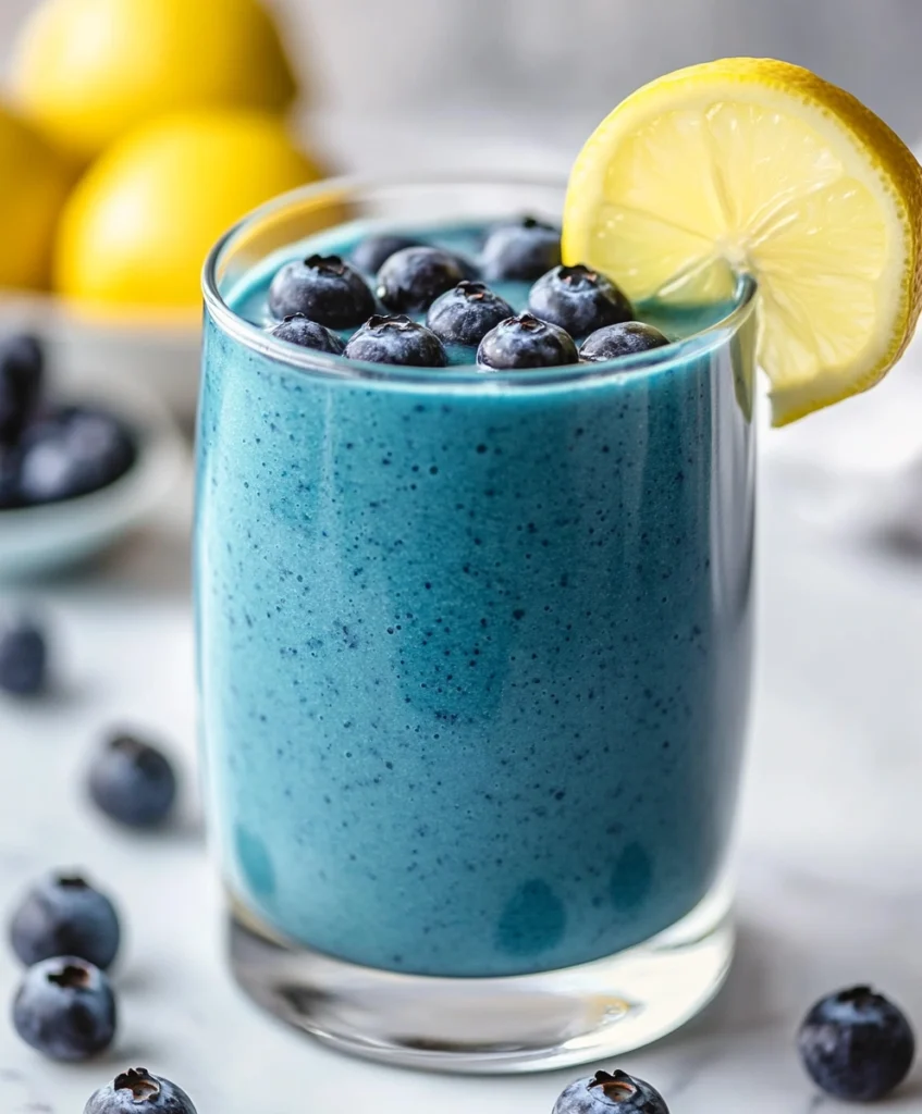 Refreshing Anti-Inflammatory Lemon-Blueberry Smoothie