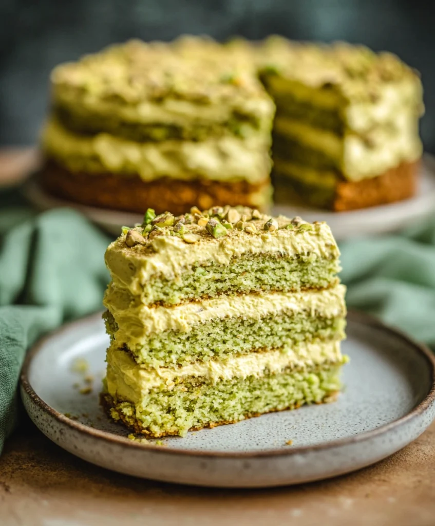 Vegan Pistachio Cake