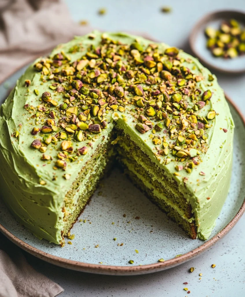 Vegan Pistachio Cake