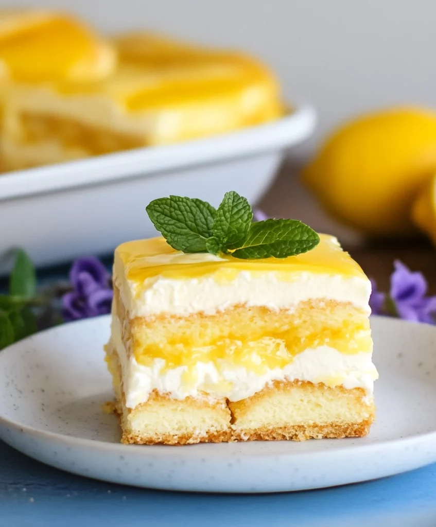 lemon tiramisu